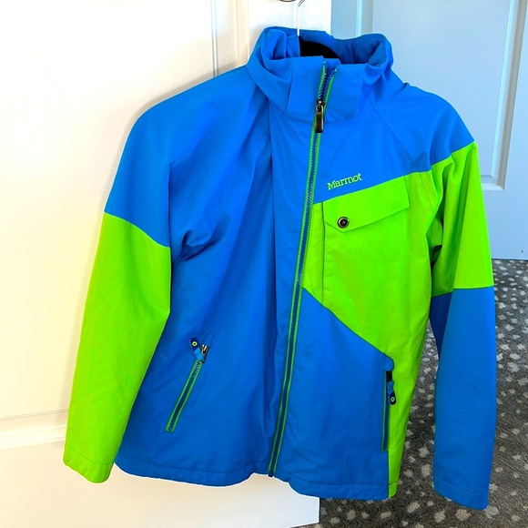 Marmot Other - kids’ EUC marmot ski coat blue/green XL